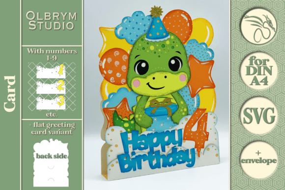 birthday pop up card svg printable editable 11