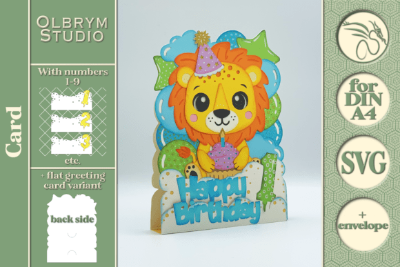 birthday pop up card svg printable editable 16