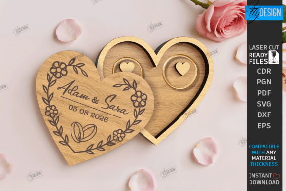 laser cut wedding anniversary svg printable editable