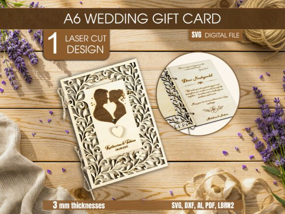 laser cut wedding anniversary svg printable editable